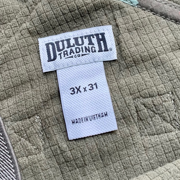 NWT Duluth 3X x31L Heirloom Gardening Lined Bib Overalls Loden Autumn Leaves - Picture 4 of 9